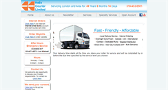 Desktop Screenshot of helixcourier.com
